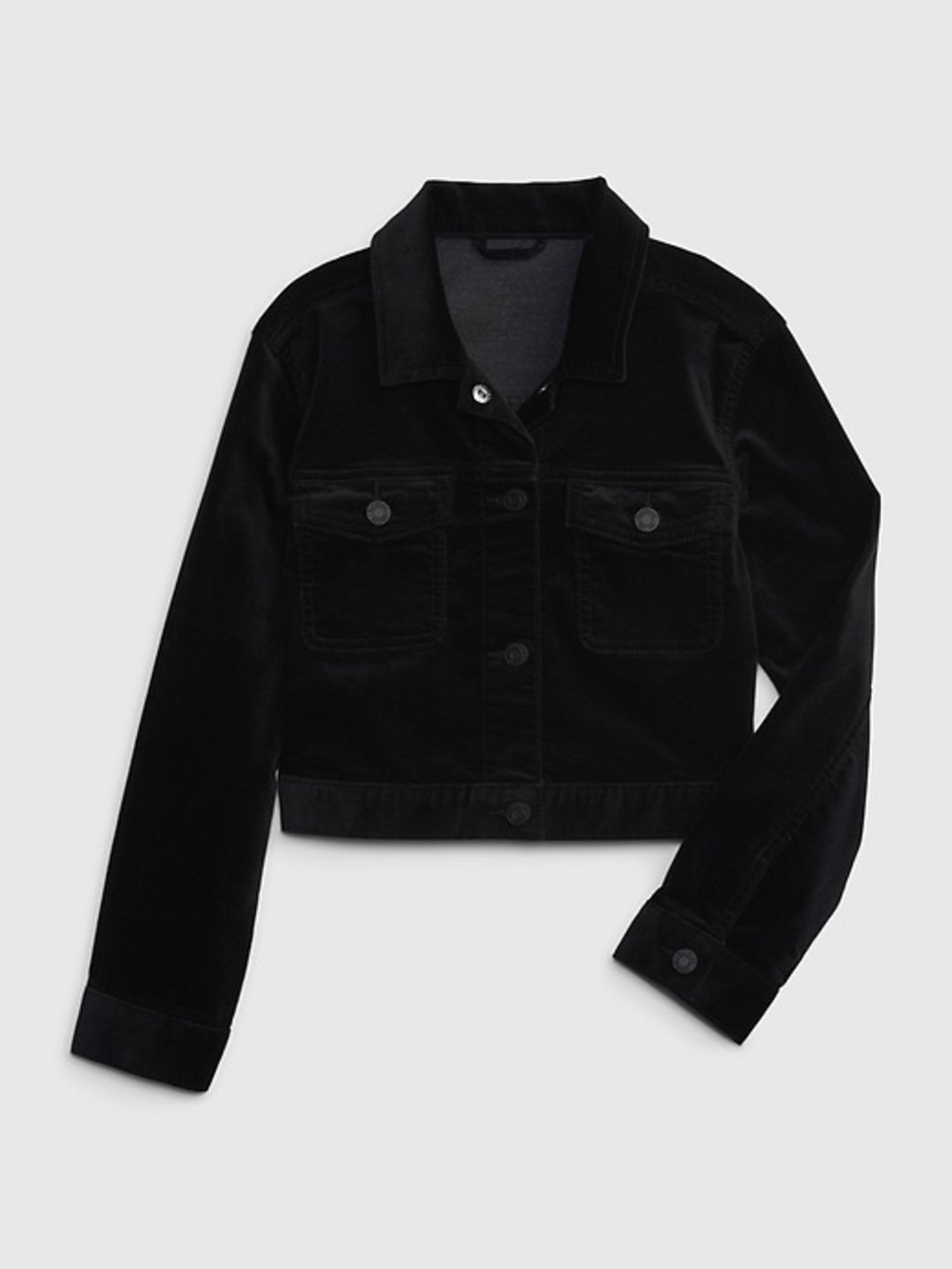 NWT GAP Black Velvet Icon Jacket for Kids